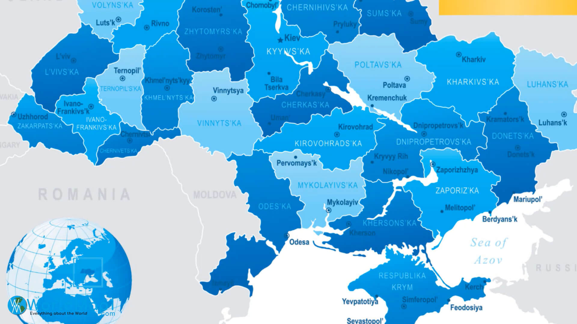 Carte Kharkiv Ukraine